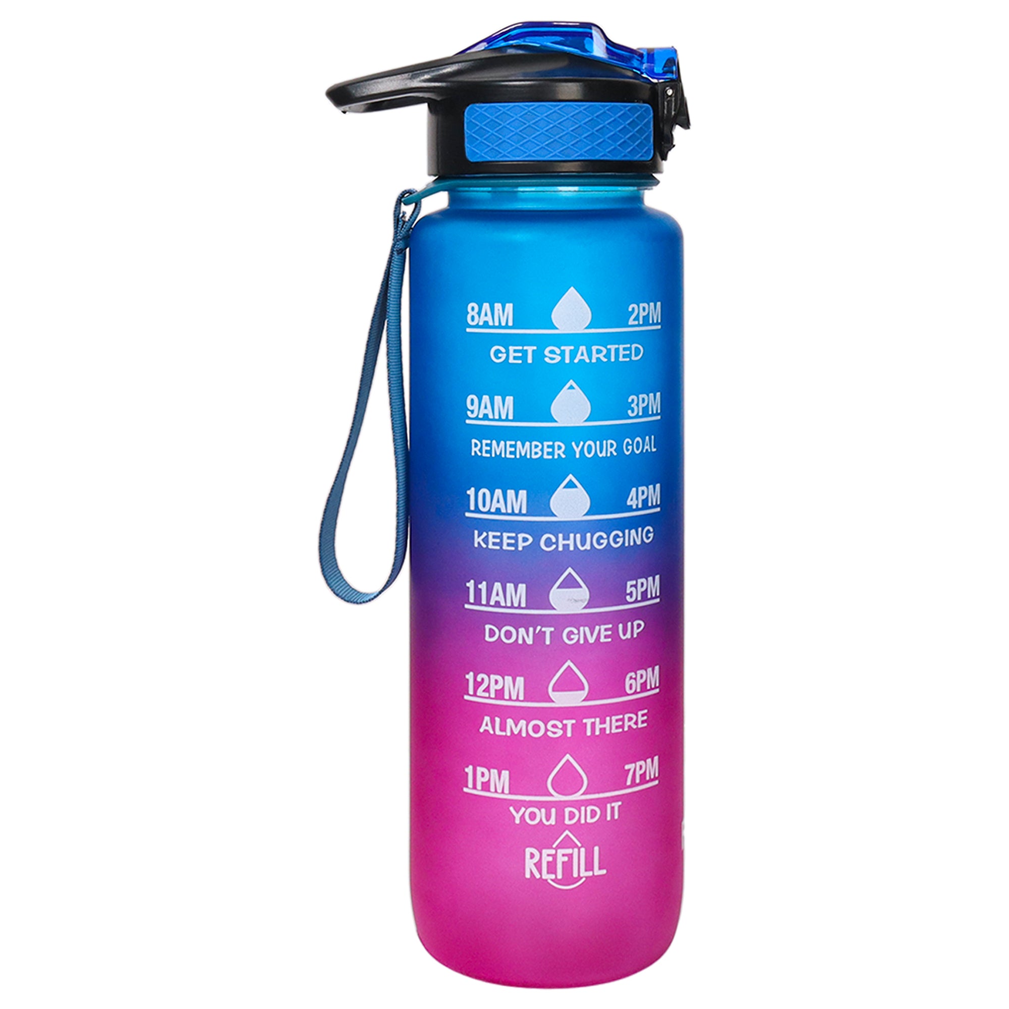 Fitaari  Premium Motivational Water Bottle, 1 Litre