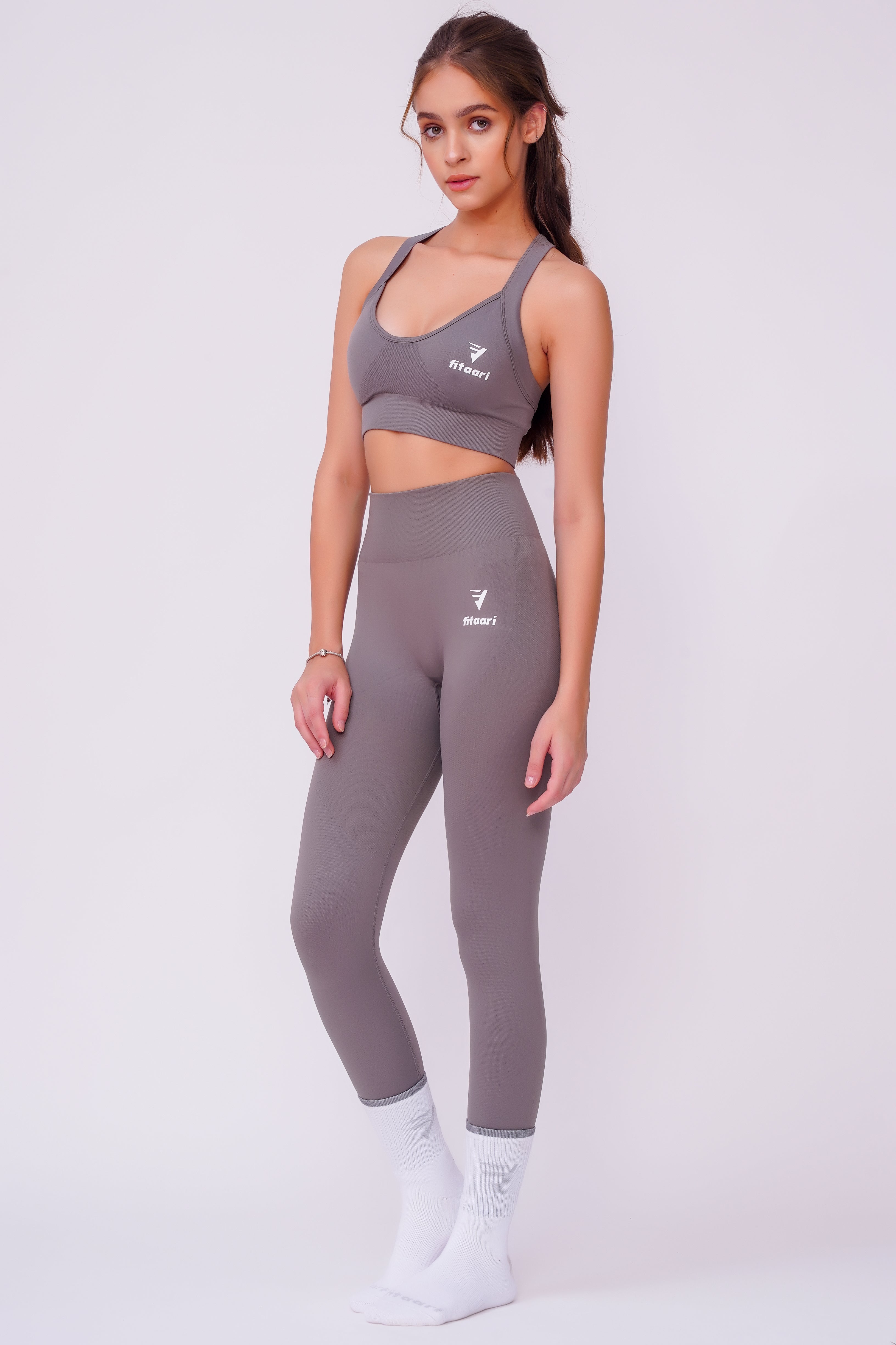 Fitaari Premium Cross Bra and Legging Set