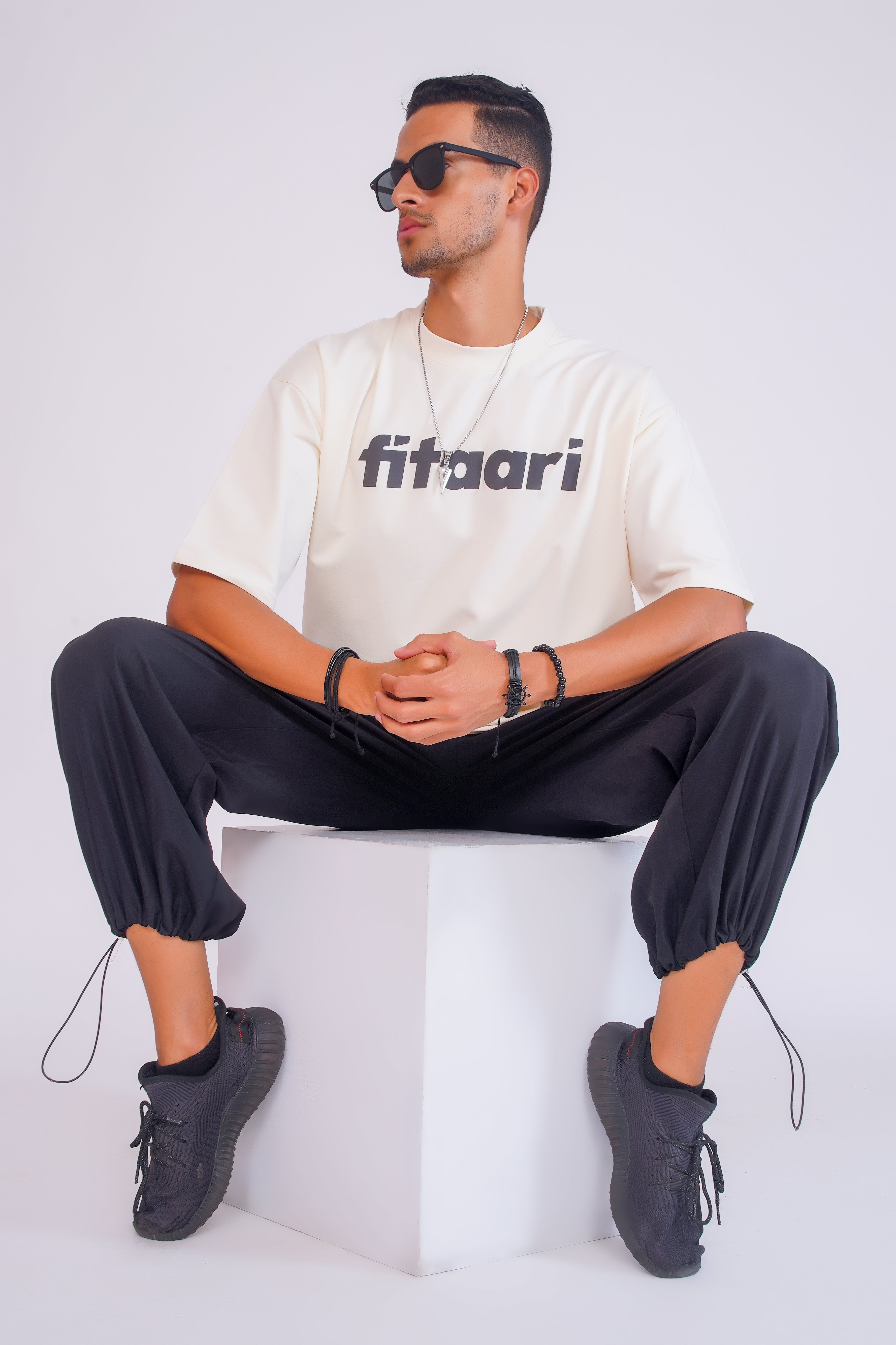 Fitaari Men's/Womens Premium Oversized T-Shirt - Ultimate Comfort for Gym, Office, and Everyday Wear