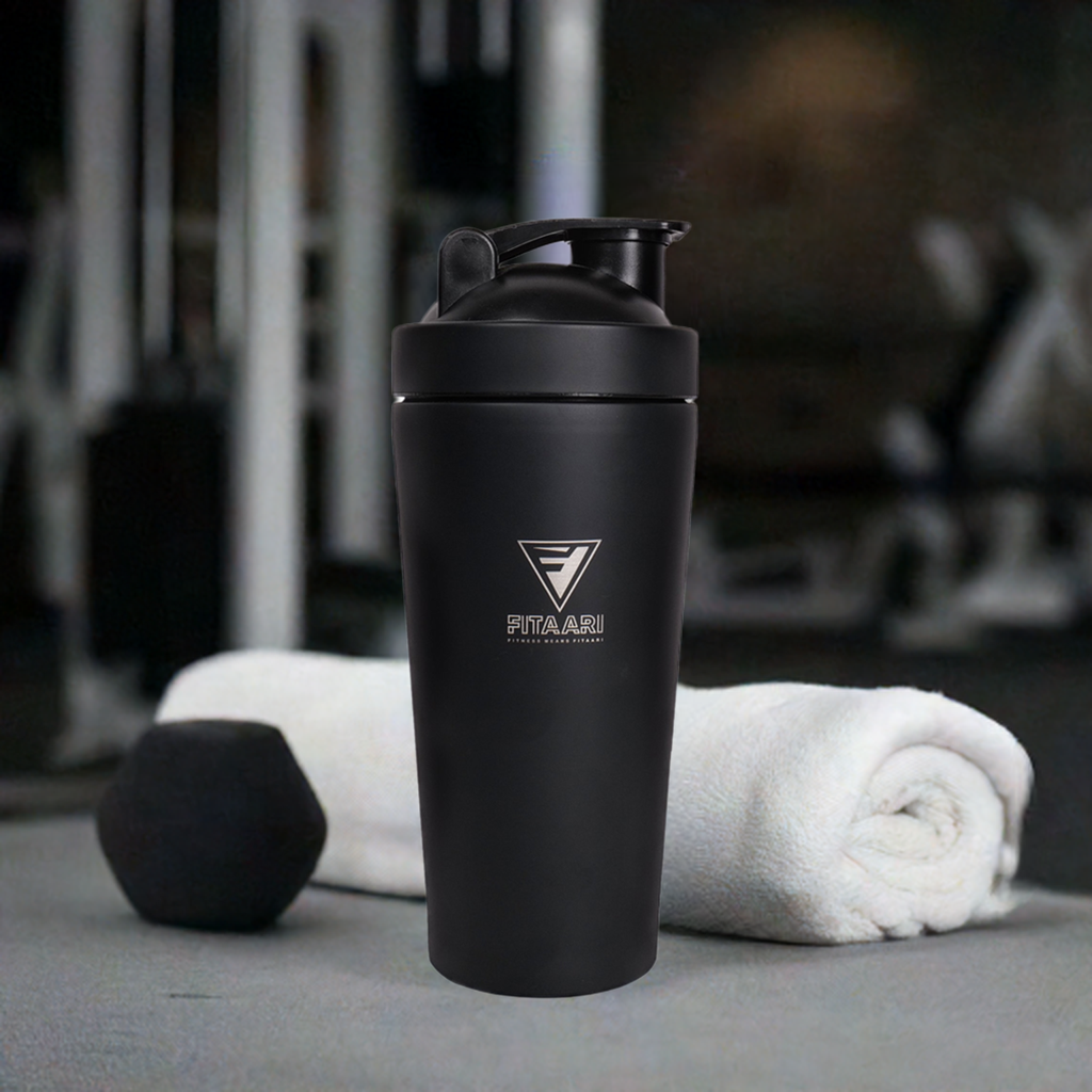 Fitaari Premium Steel Shaker Bottle