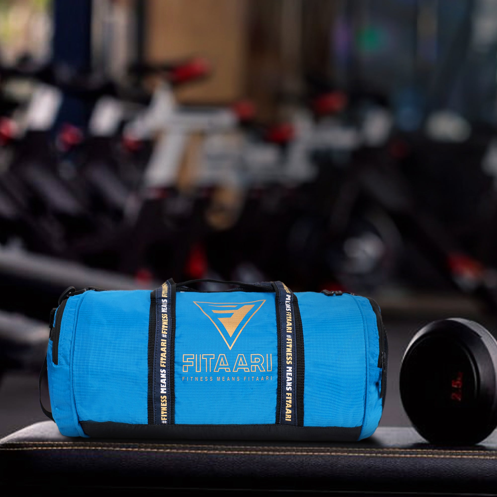 Fitaari Premium Bag! With Separate Shoe Compartment ! Water Resistance ! comforatble Handle Grip ! Adjustable And Removable Shoulder Strap