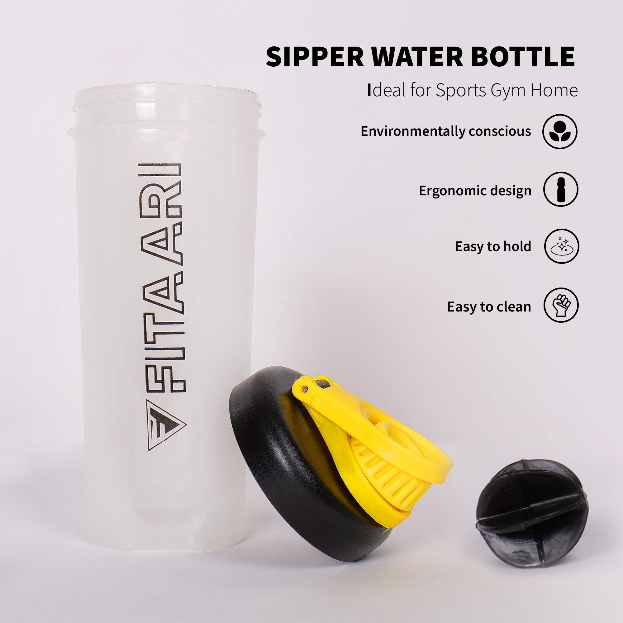 Fitaari Premium Shaker Bottle with Carry Loop