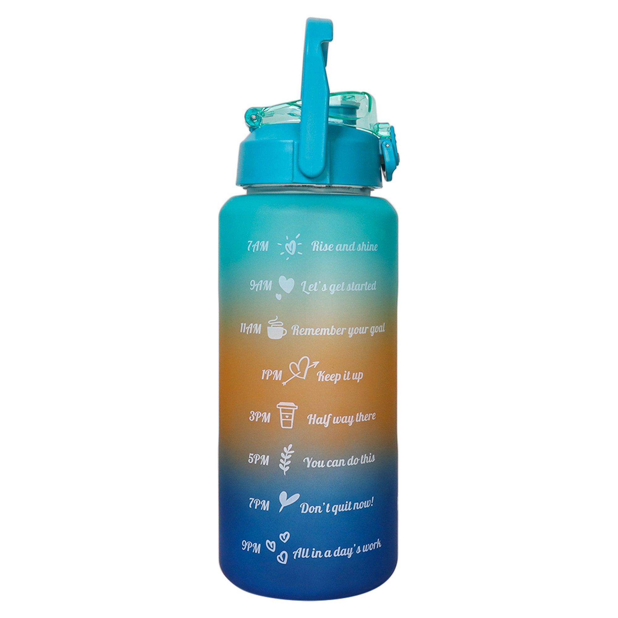 FITAARI Premium Motivational Water Bottle, 2 Litre