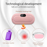 Menstrual Heating Pad For Women And Girl,Lower Back Pain Relief Fast Heating Pad, 3-Speed Temperature Adjustment And 4-Speed Massage Modes