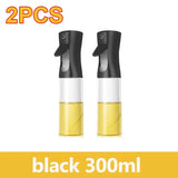 Fitaari™ Oil Sprayer Bottle BBQ Cooking Olive Oil Sprayer Plastic Baking Oil Spray Empty Bottle Vinegar Bottle Or Oil brush